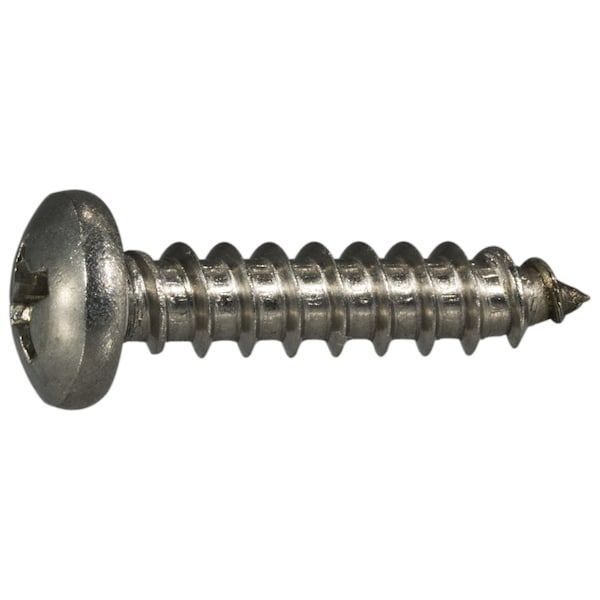 Midwest Fastener Sheet Metal Screw, #8 x 3/4 in, 18-8 Stainless Steel Pan Head Phillips Drive, 100 PK 05109 - main